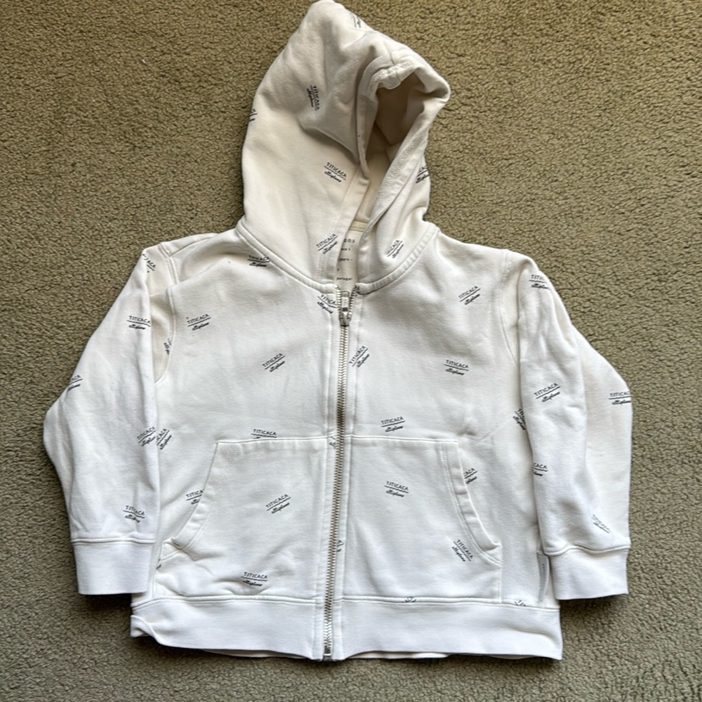 Tinycottons zipper hoodie - titicaca